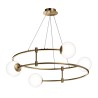 Lampadario cerchi sospeso moderno 4 luci sfere opaco Balance Maytoni Catalogo