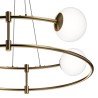 Lampadario cerchi sospeso moderno 4 luci sfere opaco Balance Maytoni Scelta