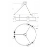 Suspension moderne 6 sphères en verre anneaux spirale Balance Maytoni Caractéristiques