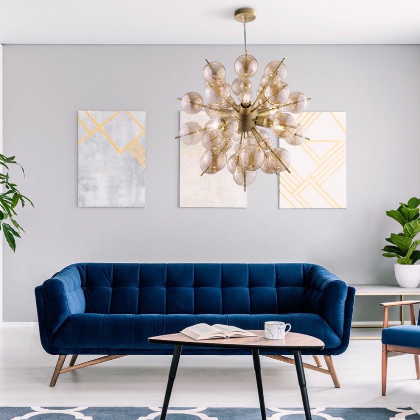 Lampadario soggiorno design moderno sfere vetro soffiato Bolla Maytoni Promozione Lampadario soggiorno design moderno sfere vetro soffiato Bolla Maytoni Promozione