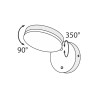 Applique lampada LED regolabile da muro parete moderna Fad Maytoni Offerta