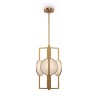 Lampadario moderno in metallo dorato a sospensione 3 luci Marmo Maytoni Promozione