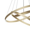 Lampadario LED a soffitto regolabile stile minimal 3 cerchi anelli Rim Maytoni Saldi