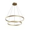 Lampadario a sospensione soggiorno 2 anelli LED moderno Rim Maytoni Vendita