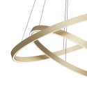 Lampadario a sospensione soggiorno 2 anelli LED moderno Rim Maytoni Saldi