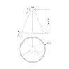 LED Pendelleuchte Ring Ø 80cm Rim Maytoni Sales