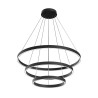 Lampadario LED a sospensione nero 3 cerchi regolabile Rim Maytoni Promozione