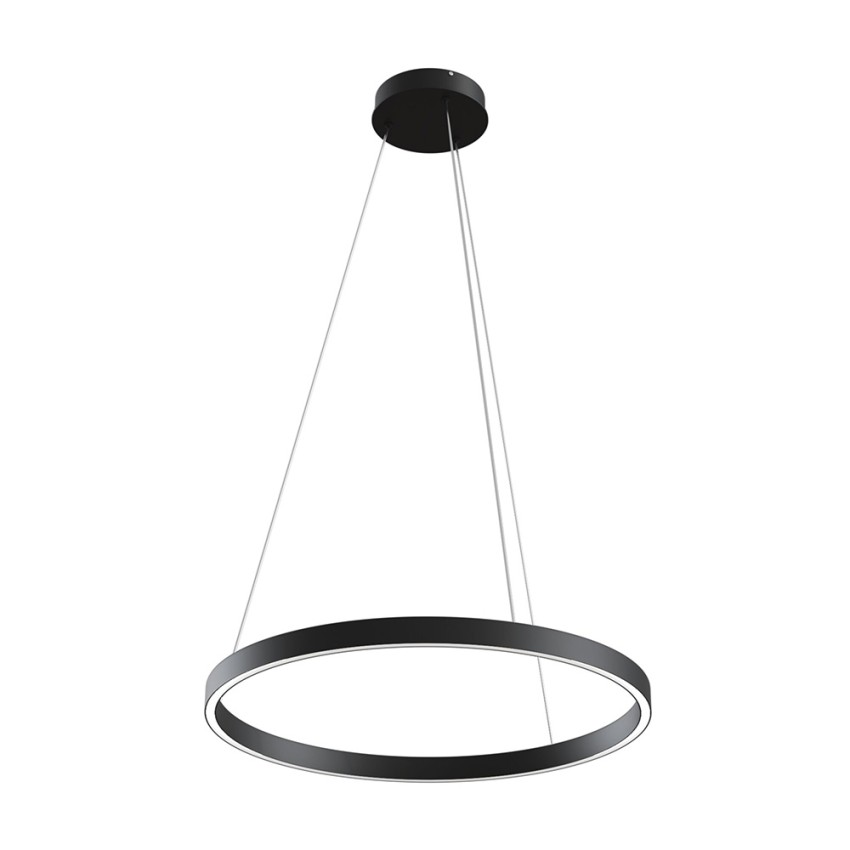 Lampadario da soffitto cerchio nero Ø 60cm luce LED moderno Rim Maytoni Promozione Lampadario da soffitto cerchio nero Ø 60cm luce LED moderno Rim Maytoni Promozione