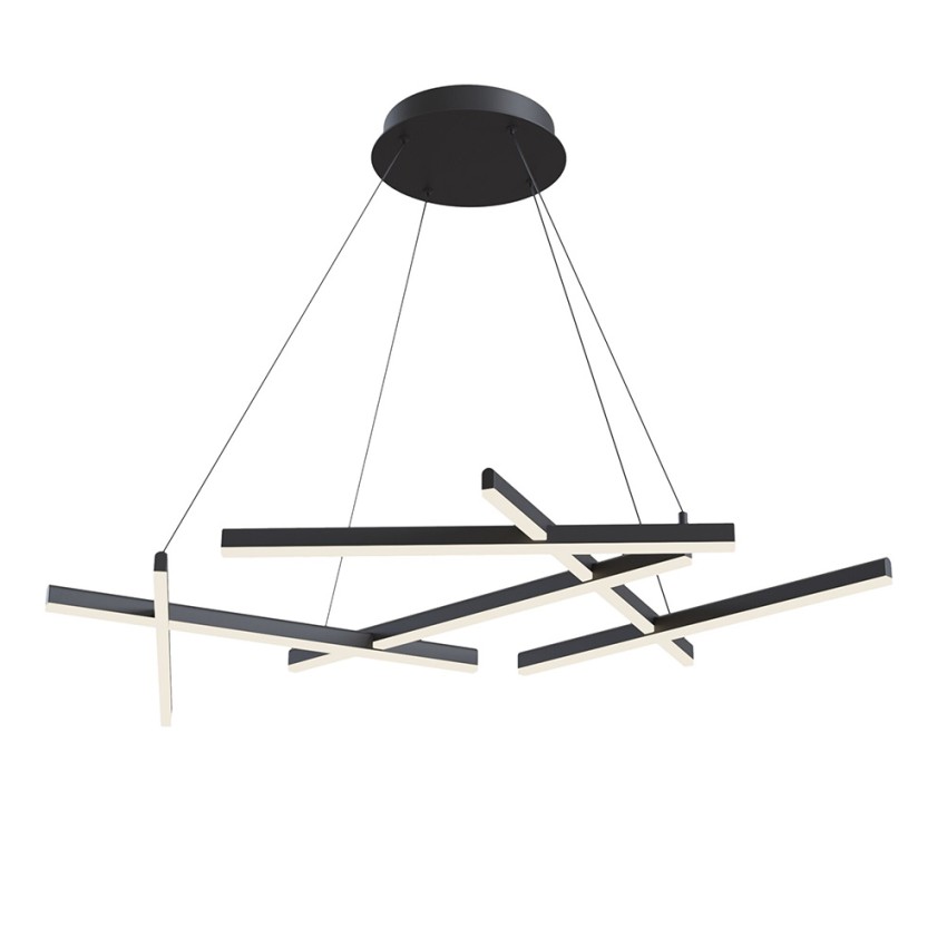 Lampadario moderno nero a sospensione LED cucina soggiorno Line Maytoni Promozione Lampadario moderno nero a sospensione LED cucina soggiorno Line Maytoni Promozione