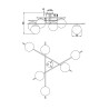 Plafoniera lampada soffitto sfere palle bianco opaco Nostalgia Maytoni Sconti