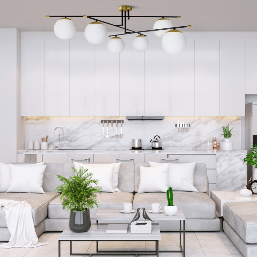 Plafoniera lampada soffitto sfere palle bianco opaco Nostalgia Maytoni Promozione Plafoniera lampada soffitto sfere palle bianco opaco Nostalgia Maytoni Promozione