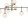 Lampadario a soffitto sospeso moderno nero dorato Nostalgia Maytoni Offerta