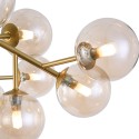 Plafoniera soffitto soggiorno sfere vetro metallo dorato Dallas Maytoni Offerta