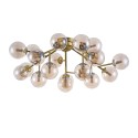Plafoniera soffitto soggiorno sfere vetro metallo dorato Dallas Maytoni Vendita