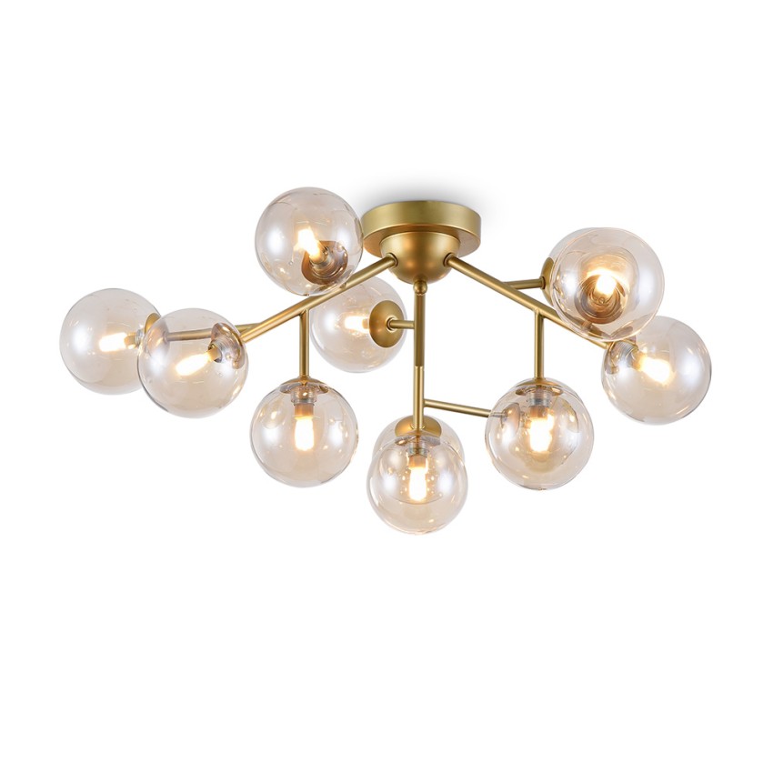 Lampada metallo dorato a soffitto sfere palle vetro Dallas Maytoni Promozione Lampada metallo dorato a soffitto sfere palle vetro Dallas Maytoni Promozione