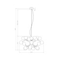 Lampadario a sospensione design moderno sfere vetro cromato Dallas Maytoni Catalogo