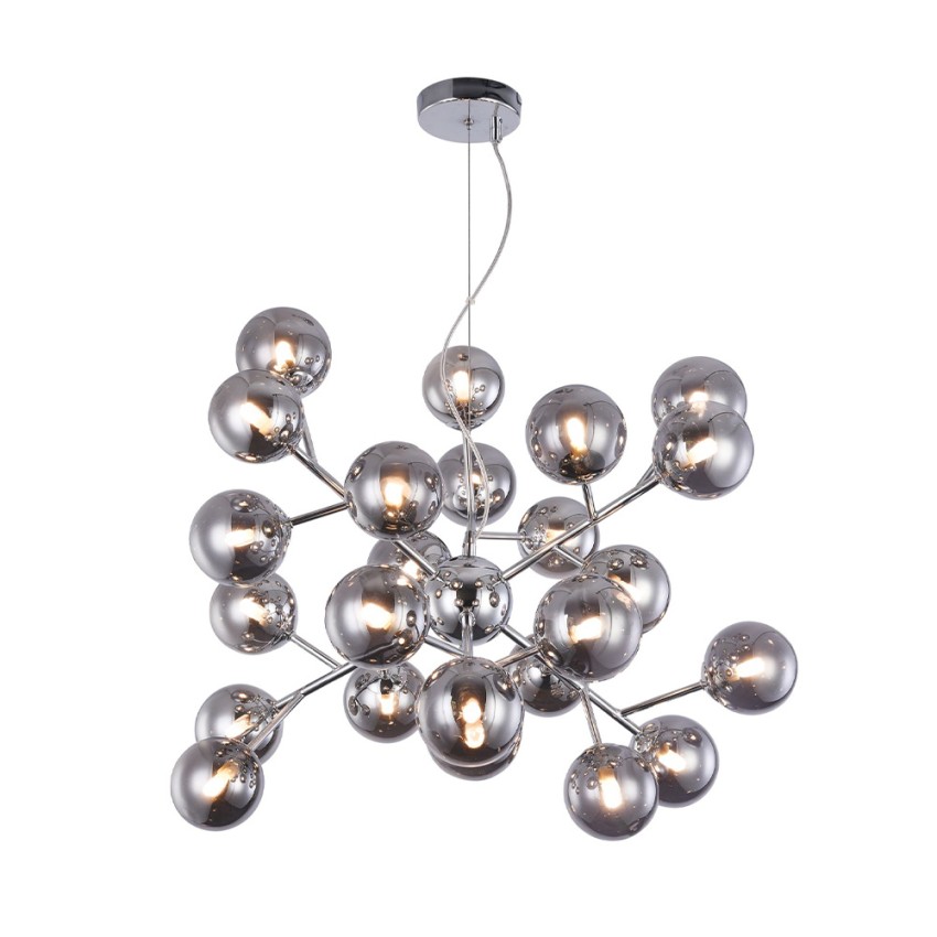 Lampadario a sospensione design moderno sfere vetro cromato Dallas Maytoni Promozione Lampadario a sospensione design moderno sfere vetro cromato Dallas Maytoni Promozione