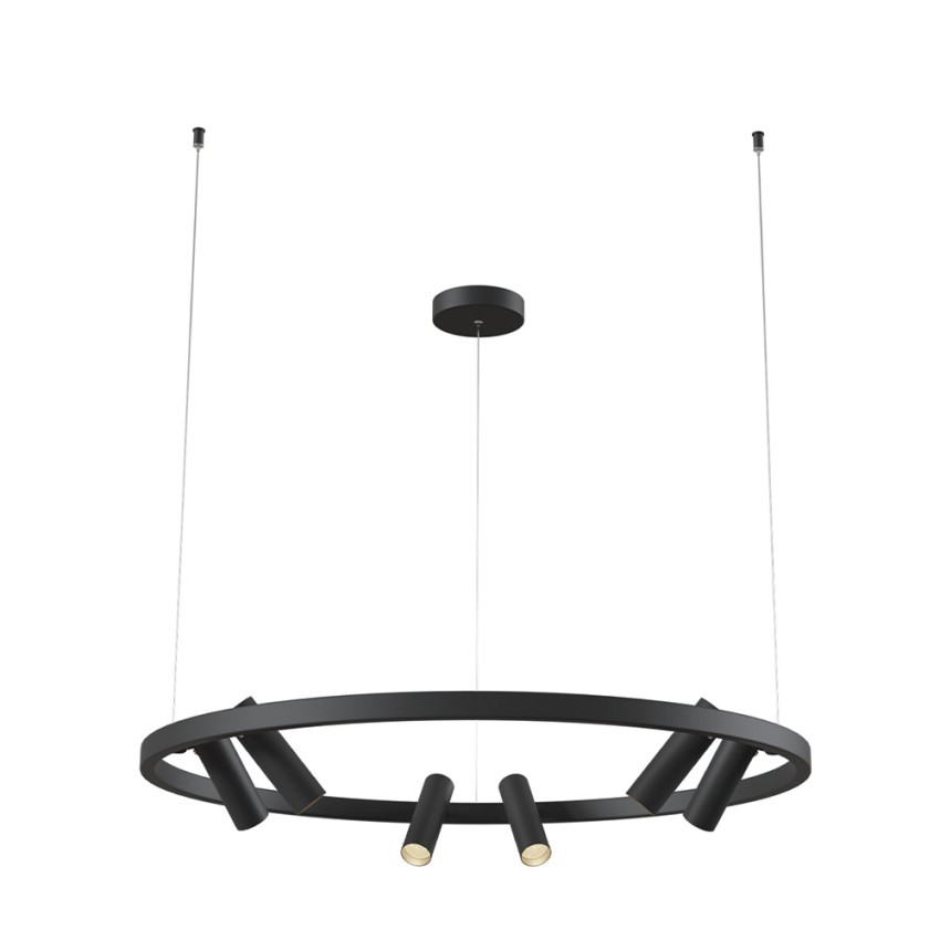 Lampadario nero a sospensione faretti LED regolabili Satellite Maytoni Promozione Lampadario nero a sospensione faretti LED regolabili Satellite Maytoni Promozione