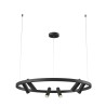 Lampadario nero a sospensione faretti LED regolabili Satellite Maytoni Promozione