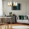 Lampadario in ottone candelabro soffitto moderno 8 luci Fortano Maytoni Promozione