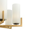 Candelabro moderno lampadario in ottone 6 luci da soffitto Fortano Maytoni Vendita