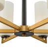 Candelabro moderno lampadario in ottone 6 luci da soffitto Fortano Maytoni Offerta