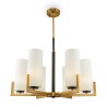 Candelabro moderno lampadario in ottone 6 luci da soffitto Fortano Maytoni Promozione