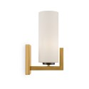 Applique in ottone stile classico a muro vetro bianco Fortano Maytoni Offerta