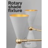 Lampadario a sospensione diffusori cono luce girevole Vesper Maytoni Scelta