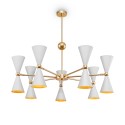 Lampadario a sospensione diffusori cono luce girevole Vesper Maytoni Sconti