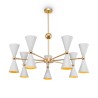 Lampadario a sospensione diffusori cono luce girevole Vesper Maytoni Sconti
