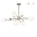 Lampada a sospensione 12 sfere vetro opaco design moderno Erich Maytoni Promozione