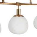 Lampadario sospeso moderno luci sfere palle vetro bianco Erich Maytoni Modello