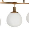 Lampadario sospeso moderno luci sfere palle vetro bianco Erich Maytoni Modello