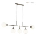 Lampadario sospeso moderno luci sfere palle vetro bianco Erich Maytoni Promozione