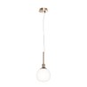 Lampada sospesa sfera vetro bianco soffitto cucina salotto Erich Maytoni Vendita