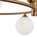 Lampadario salotto anello sospeso cerchio 6 luci sfere Ring Maytoni Modello