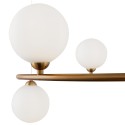 Lampadario salotto anello sospeso cerchio 6 luci sfere Ring Maytoni Caratteristiche