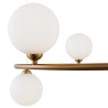 Lampadario salotto anello sospeso cerchio 6 luci sfere Ring Maytoni Caratteristiche