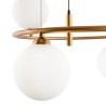 Lampada a soffitto cerchio sospeso anello 4 sfere moderno Ring Maytoni Catalogo