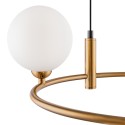 Lampada a soffitto cerchio sospeso anello 4 sfere moderno Ring Maytoni Stock