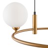 Lampada a soffitto cerchio sospeso anello 4 sfere moderno Ring Maytoni Stock