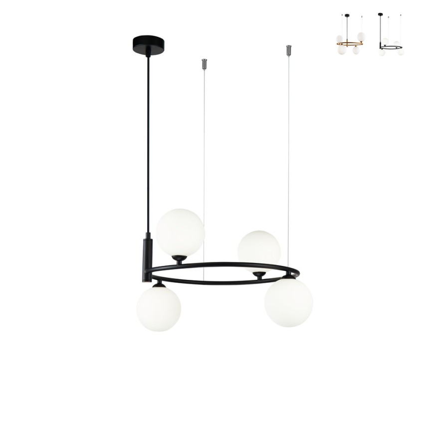 Lampada a soffitto cerchio sospeso anello 4 sfere moderno Ring Maytoni Vendita Lampada a soffitto cerchio sospeso anello 4 sfere moderno Ring Maytoni Vendita