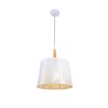 Lampada a sospensione cucina paralume legno decorativo Lantern Maytoni Vendita