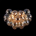Plafoniera a grappolo soffitto sfere palle vetro ambra Balbo Maytoni Offerta