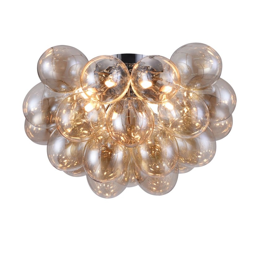 Plafoniera a grappolo soffitto sfere palle vetro ambra Balbo Maytoni Promozione Plafoniera a grappolo soffitto sfere palle vetro ambra Balbo Maytoni Promozione