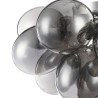 Lampada a grappolo plafoniera soffitto soggiorno sfere vetro Balbo Maytoni Stock