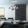 Lampadario design moderno sfere sospese vetro cromato Fermi Maytoni Promozione