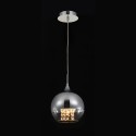 Lampada sfera sospesa a soffitto vetro cromato Ø 20cm Fermi Maytoni Saldi