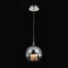 Lampada sfera sospesa a soffitto vetro cromato Ø 20cm Fermi Maytoni Saldi